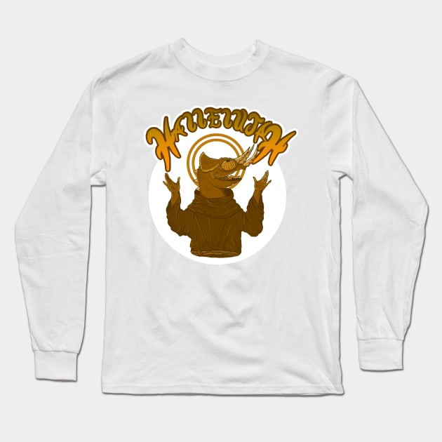 St. Chameleon Long Sleeve T-Shirt by Chandscartoons